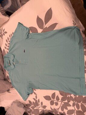 Lacoste for jcrew light teal/ mint men's polo pique